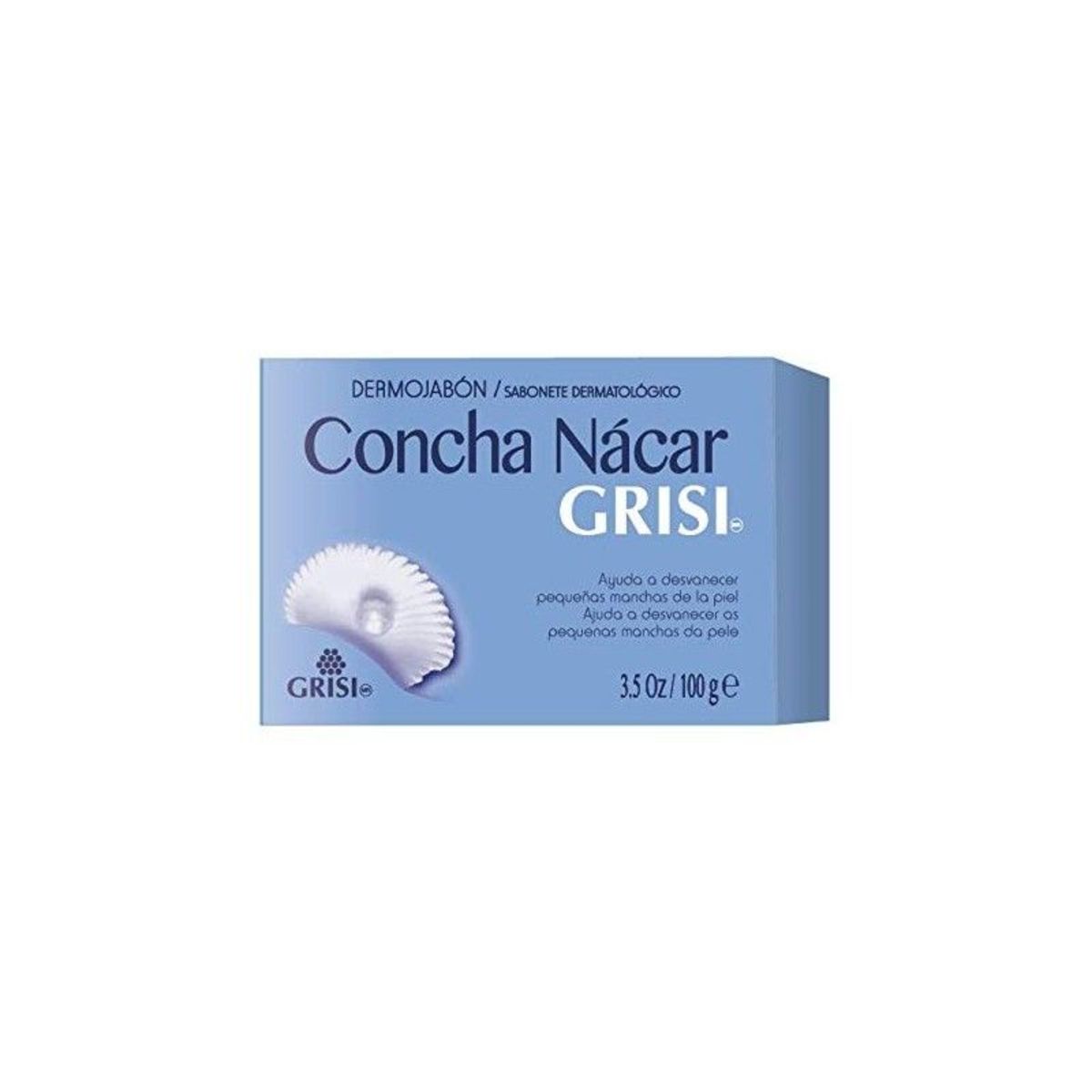 Dermojabón con concha nácar – Grisi – 100g