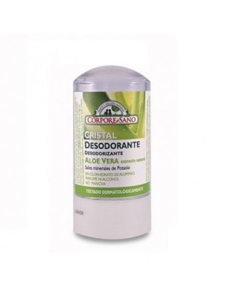 Desodorante Mineral Aloe Potassium Alum y Aloe Vera Corpore Sano – 60g