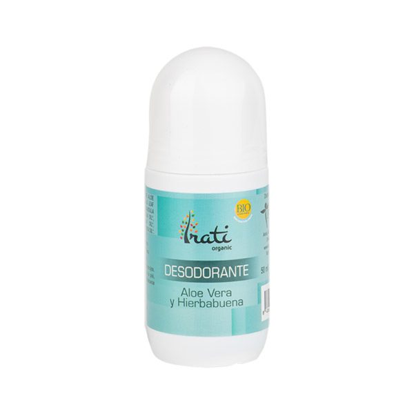 Desodorante roll-on aloe vera y hierbabuena BIO 50 ml Irati Organic