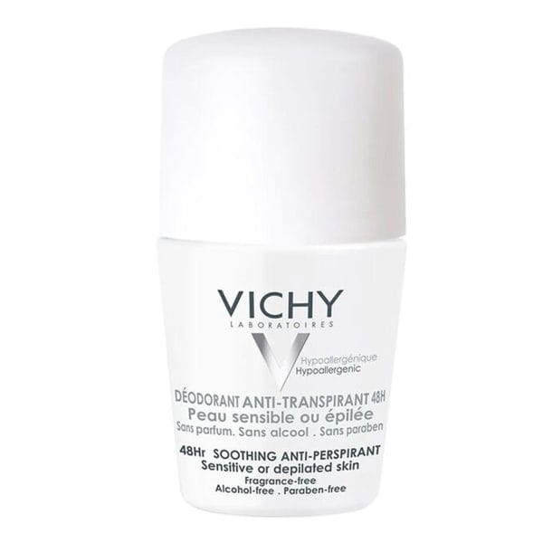 Desodorante Roll-On Anti-Transpirante 48H Para Piel Sensible – Vichy – 50ml