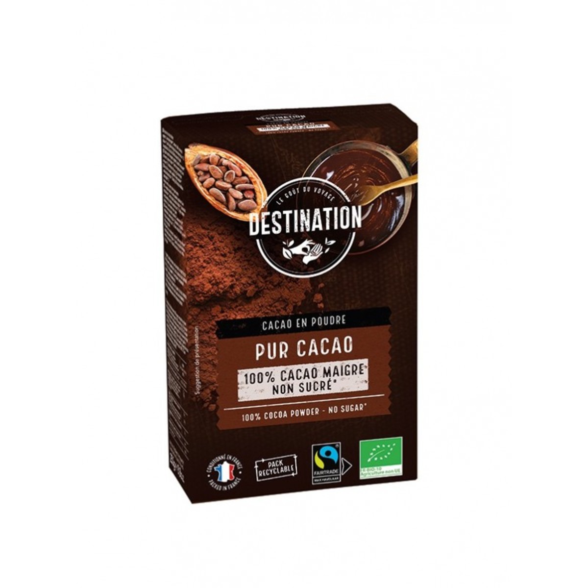 Destination Cacao Puro Bio – 250g