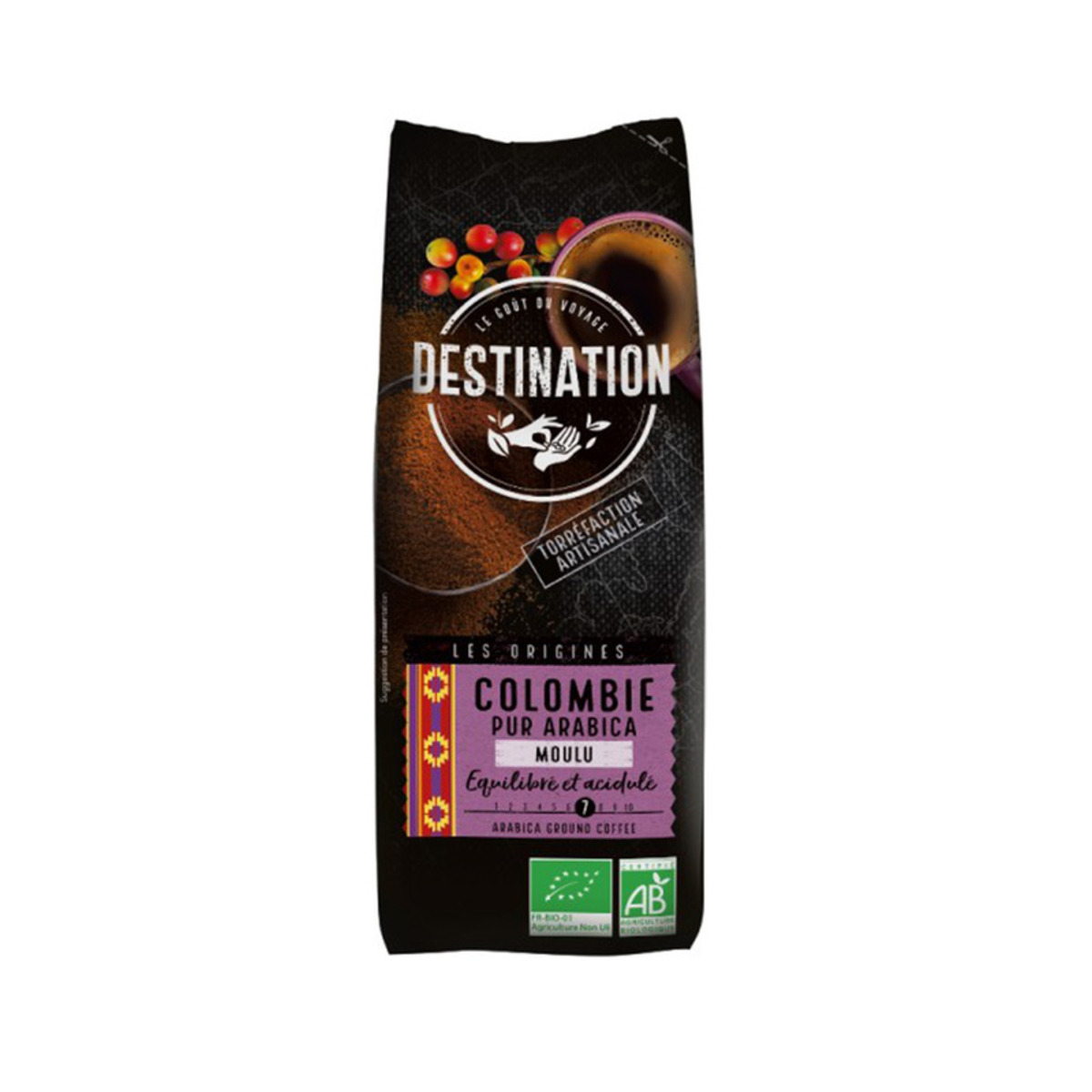 Destination Café Molido Arabica Colombia – 250g