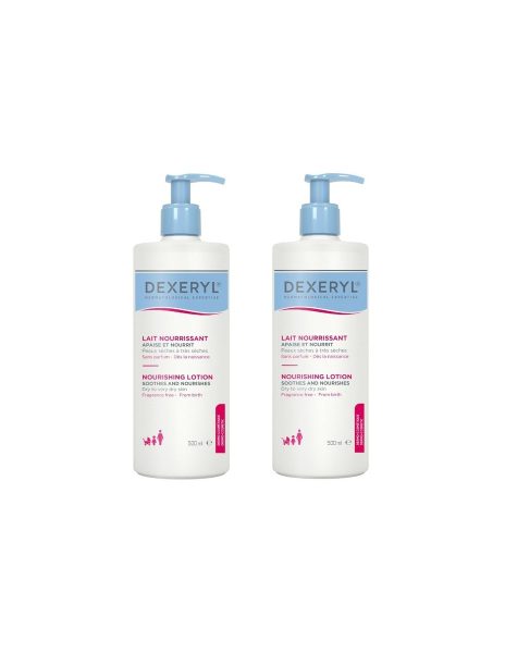 Lozione nutriente Dexeryl Duplo 2×500 ml.
