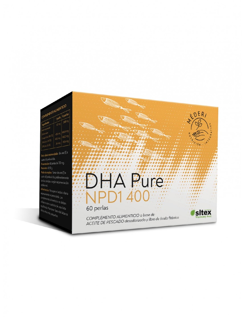 DHA Pure NPD1 400 60 perlas Mederi Nutrition