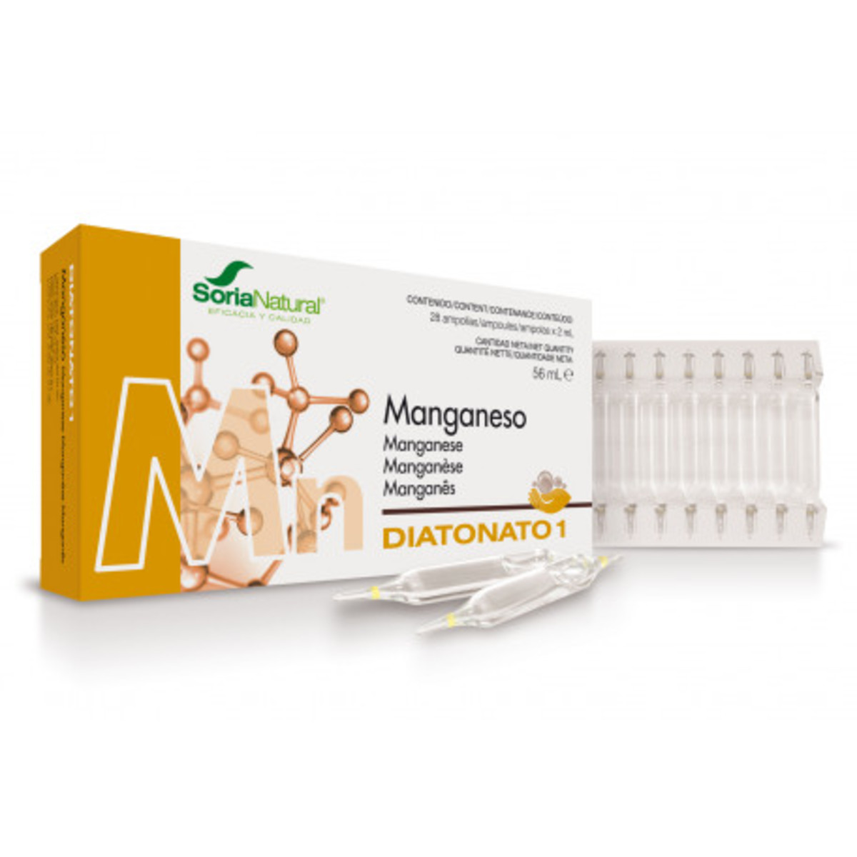 Diatonato 1 Manganeso 28 Viales x Soria Natural – 2ml