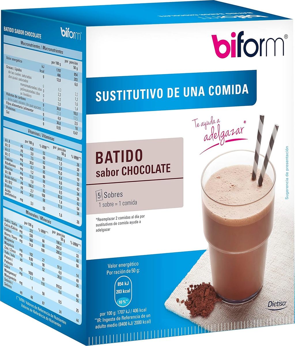 Dietisa Biform Batido de Chocolate 5 Sobres