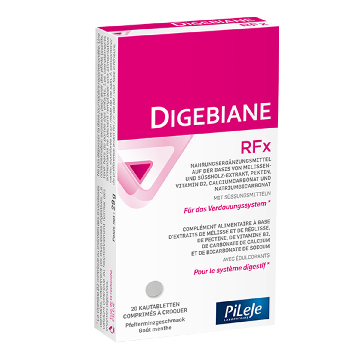 Digebiane Rfx 20 Comprimidos Masticables Pileje