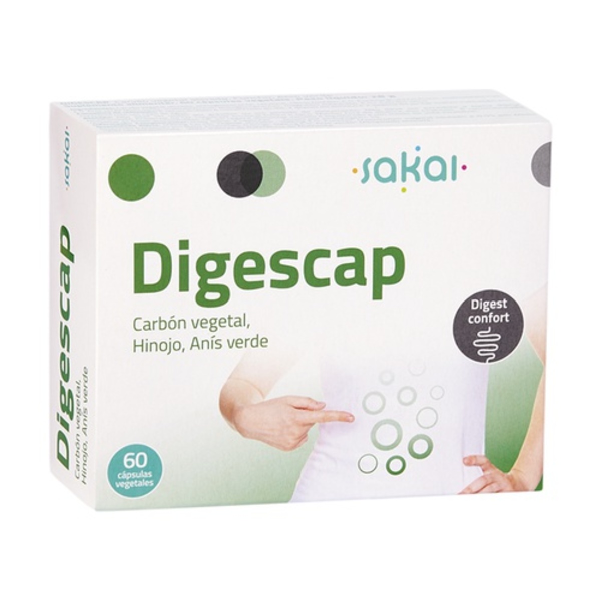 Digescap 450 mg 60 Cápsulas Sakai