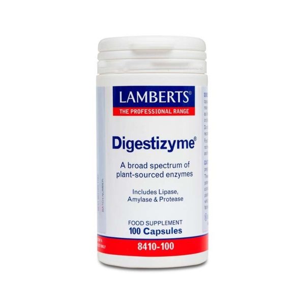 Digestizyme (Complexe d'enzymes) 100 Capsules Lamberts