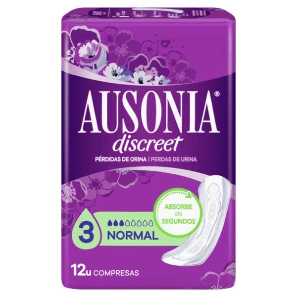 Assorbenti discreti per incontinenza normale, 12 pezzi
