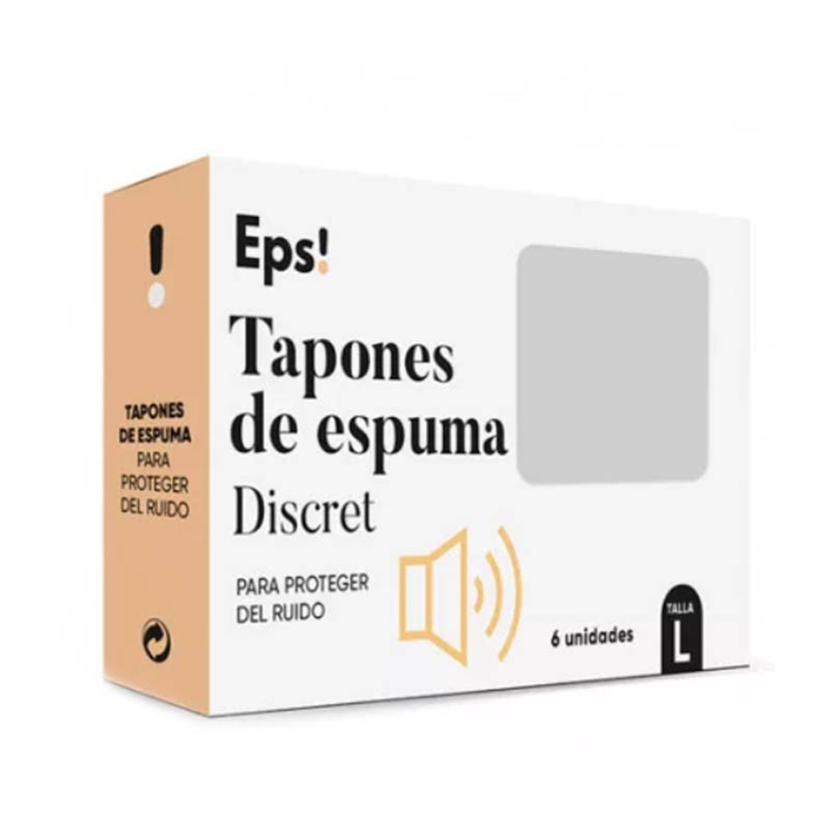 Discret Tapón espuma oido 6 ud – Eps!