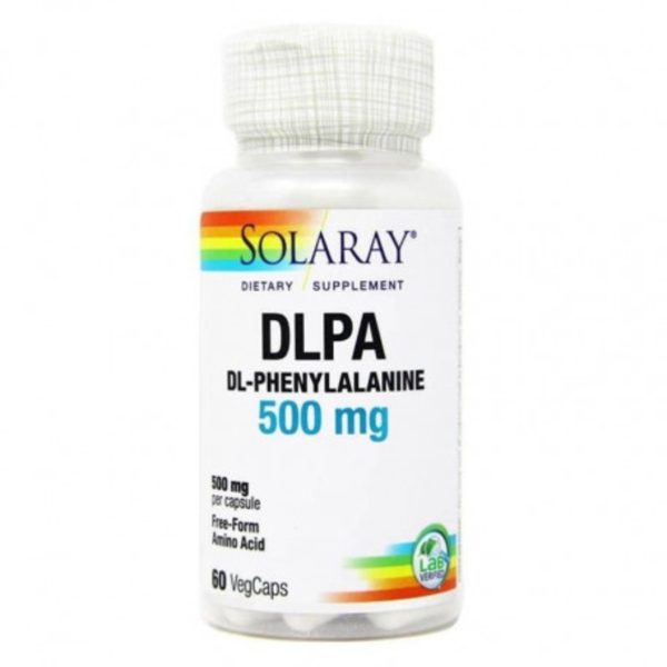 DL-Phenylalanine 500 mg 60 Pflanzliche Kapseln Solaray
