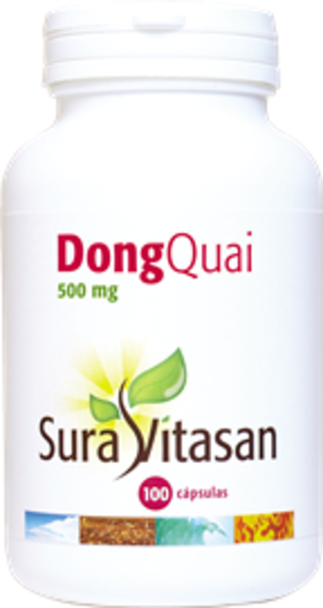 Dong Quai 500 mg 100 Cápsulas Sura Vitasan