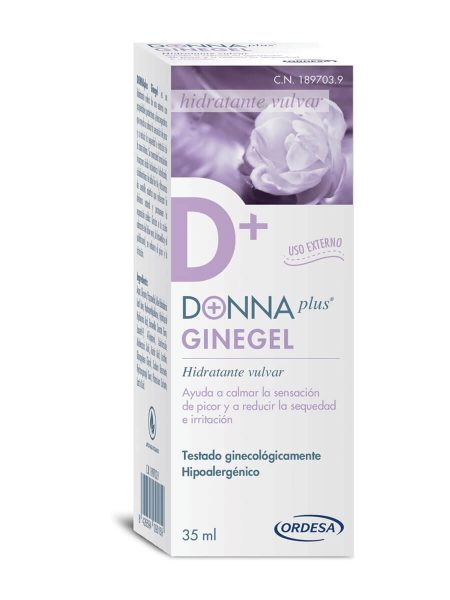 Donna Plus Ginegel Feuchtigkeitsspendend Vulvar 35ml