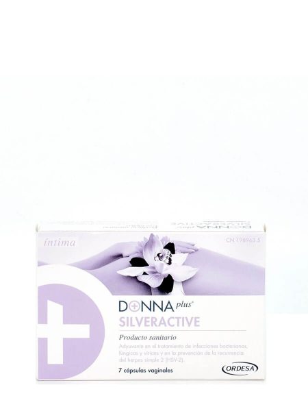 Donnaplus silveractive 7 kapsułek dopochwowych