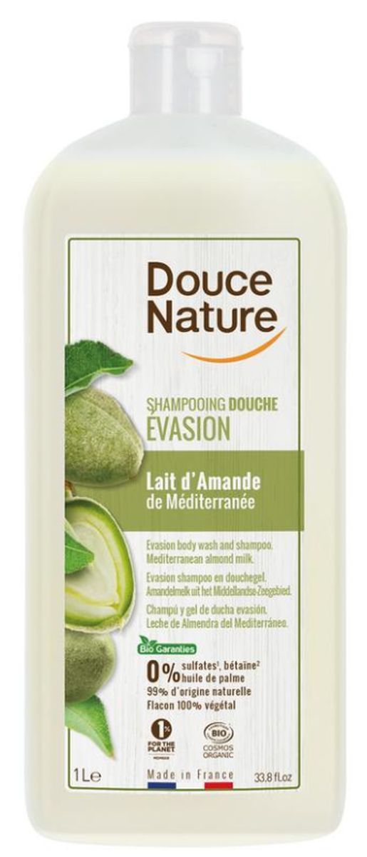 Douce Nature Champú gel ducha almendra 1 litro