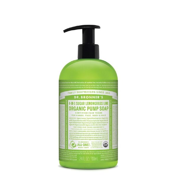 Dr Bronner’s Zuckerseife Lemongrass Limette – 355ml