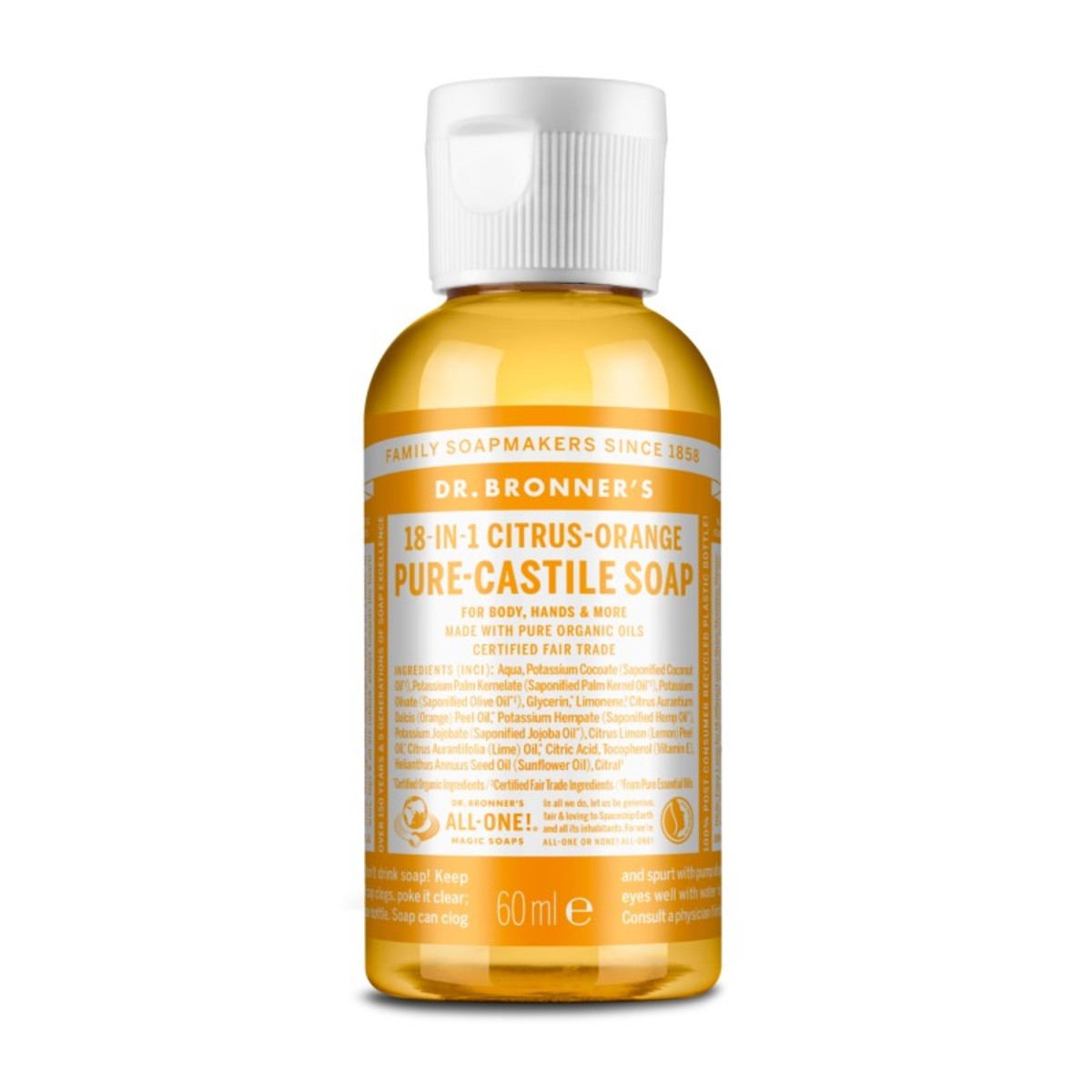 Dr Bronner’s Sabonete Líquido Menta – 60ml