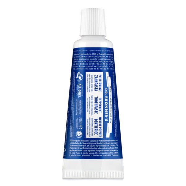 Dr Bronner’s Dentifrice Menthe – 140g