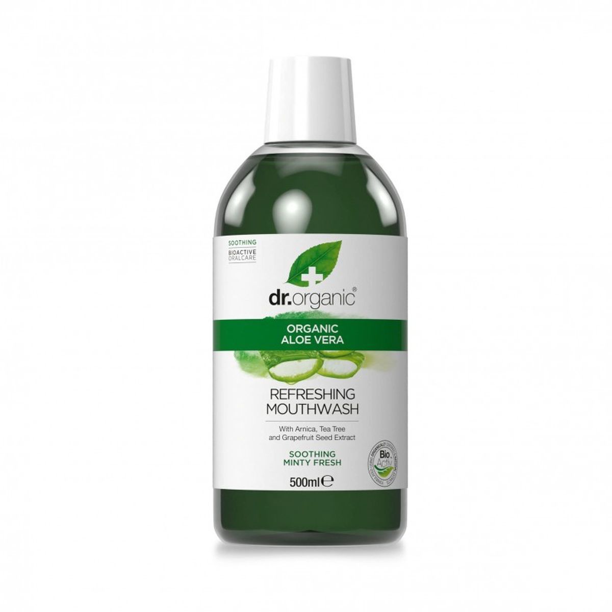 Dr Organic Enjuague bucal de Aloe Vera – 500ml