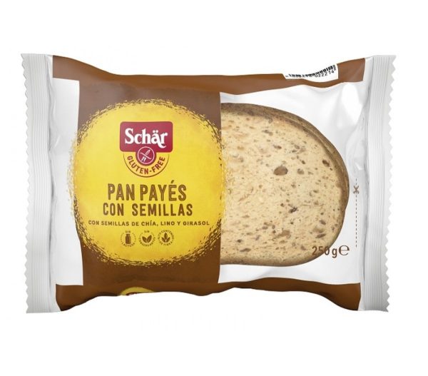 Dr. Schär landelijk brood met chia-, lijn- en zonnebloempitten, glutenvrij pakket Ramos – 250g