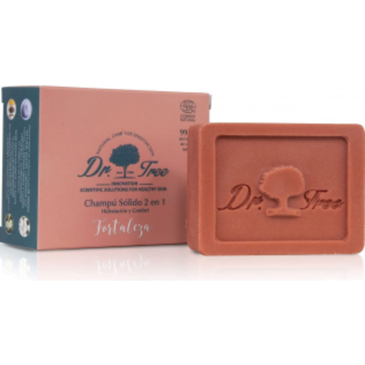 Dr. Tree Champú Solido 2 en 1 Fortaleza 75g