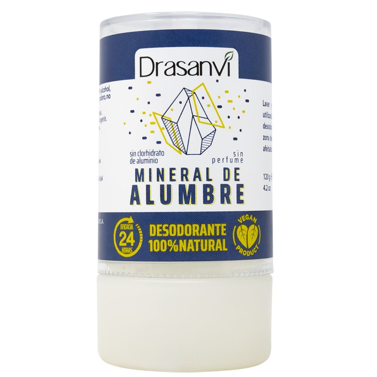 Drasanvi Desodorante Alumbre mineral cristal ramos – 120g