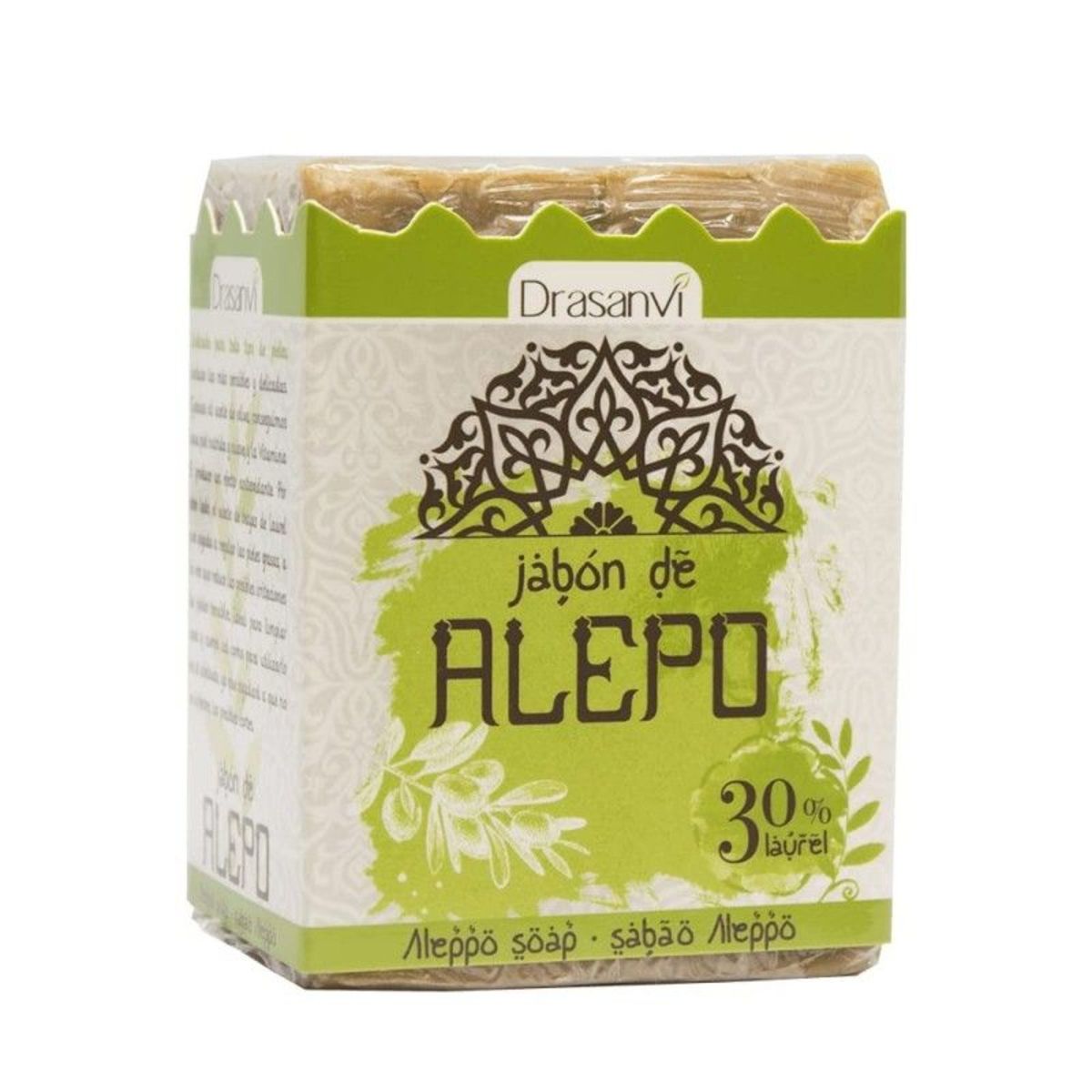 Drasanvi Jabón Aleppo 30% laurel – 200g