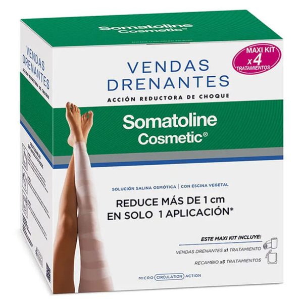 Kit maxi di bende drenanti, 4 pezzi – Somatoline Cosmetic