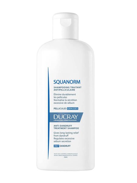 Ducray Squanorm shampooing anti-pellicules gaze 200ml