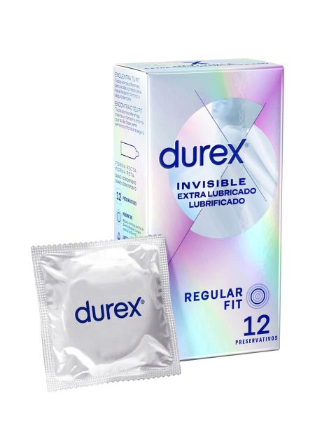 Durex Invisible Extra Geschmiert 12 Kondome