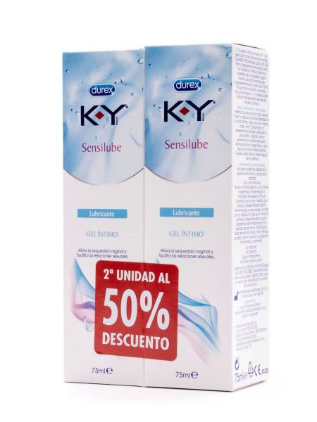Durex Sensilube Ky Duplogel wasserlösliches Intimlubrikant 2×75 ml