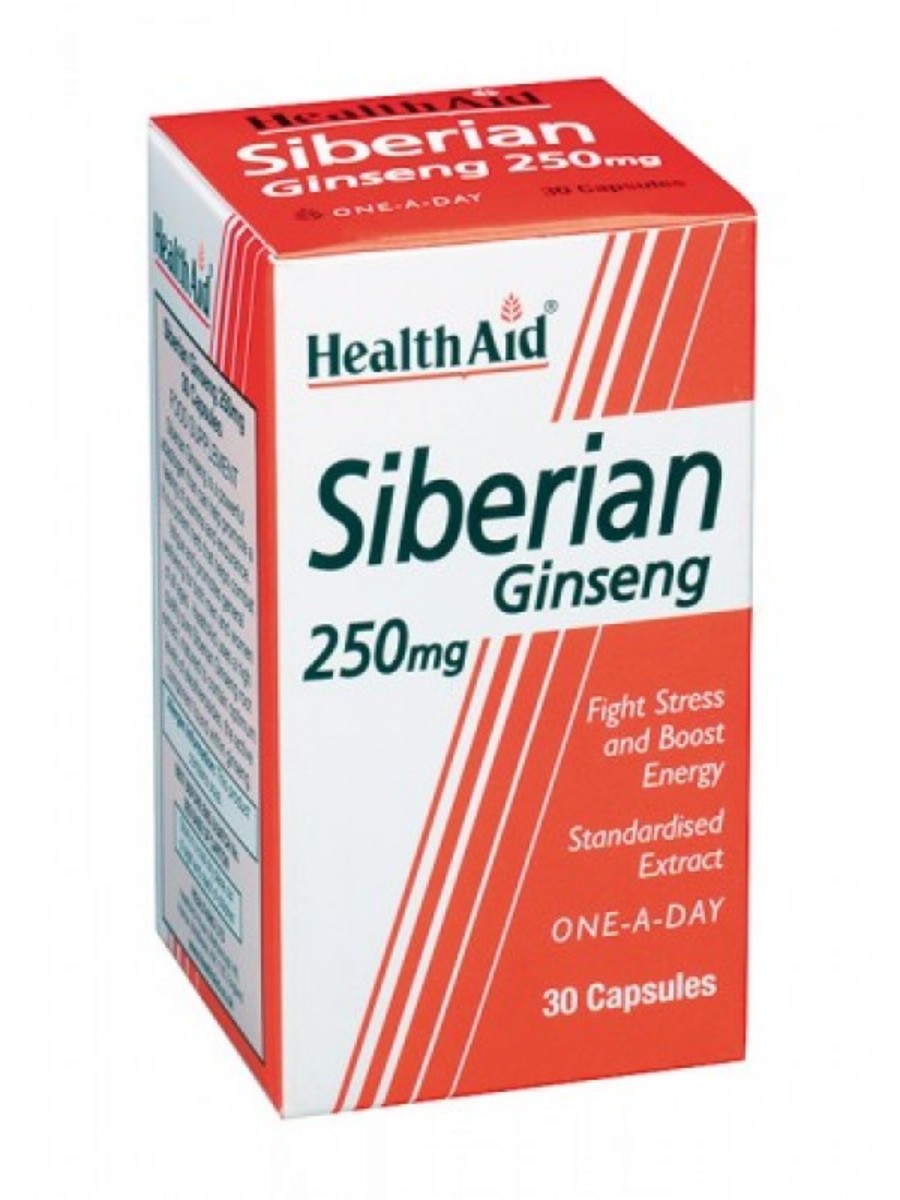 Eleuterococo 250 mg 30 Cápsulas Health Aid