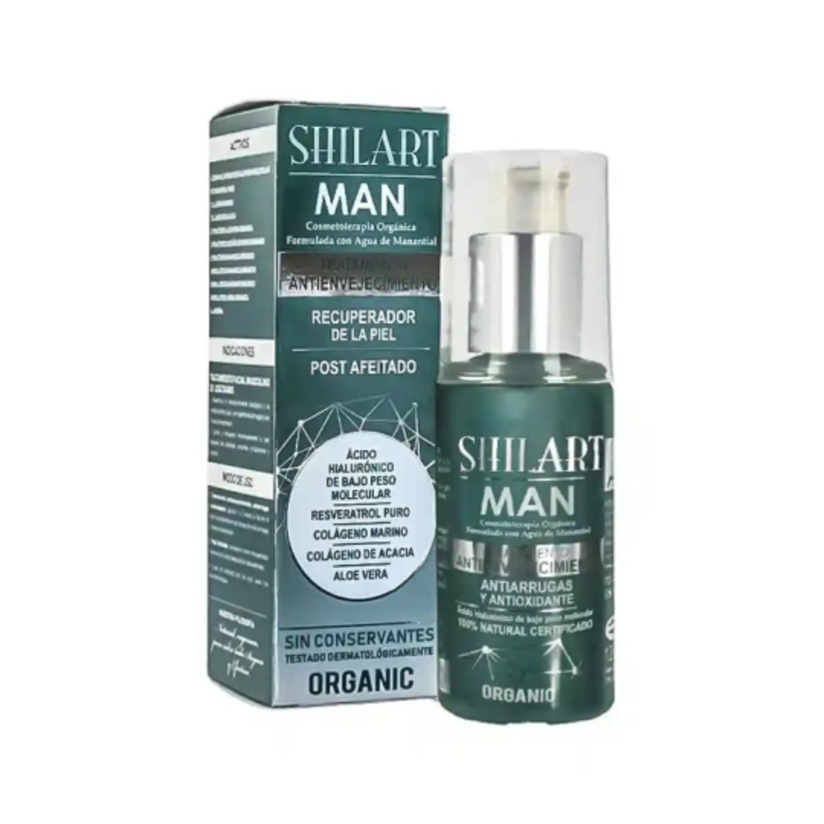 Emulsión Facial Post-Afeitado Shilart Man – 120ml