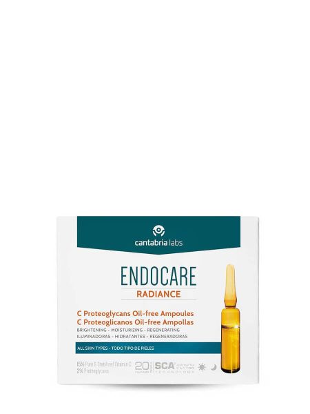 Endocare radiância c proteoglicanos sem óleo 30 ampolas