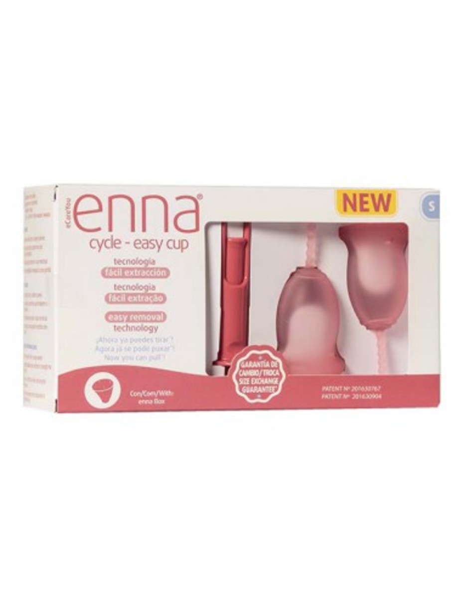 Enna cycle easy cup 2 copas menstruales talla S + aplicador