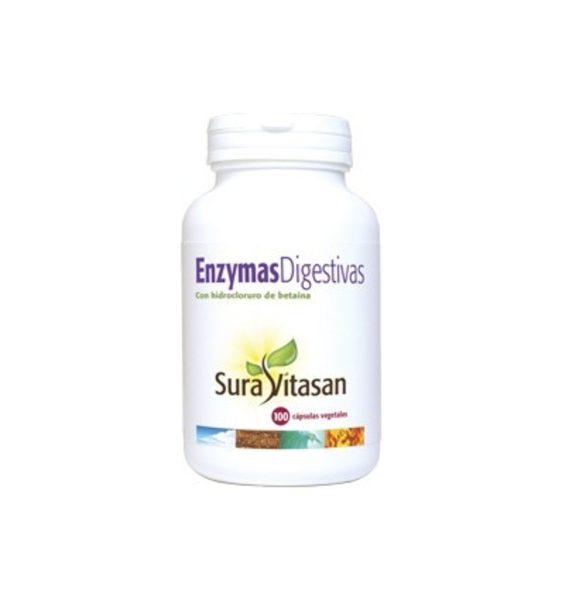 Enzymas Digestivas 100 Cápsulas Sura Vitasan
