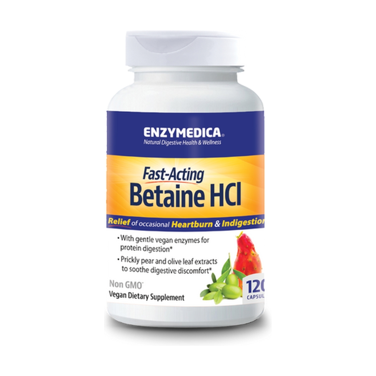 Enzymedica Betaine HCL 120 cápsulas