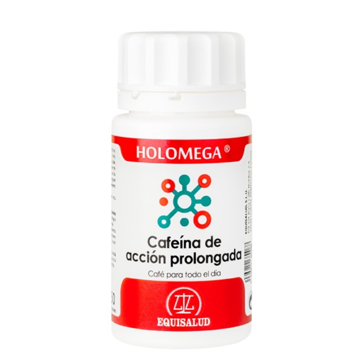 Equisalud Holomega Cafeína de acción prolongada 50 cápsulas