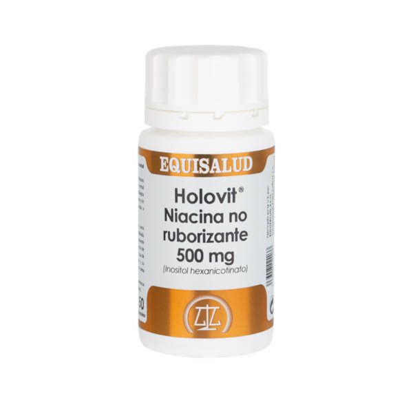 Equisalud Holovit Niacine non rougeur 500 milligrammes 50 capsules