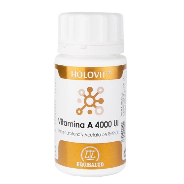 Equisalud Holovit Vitamine A 4000 UI 50 capsules