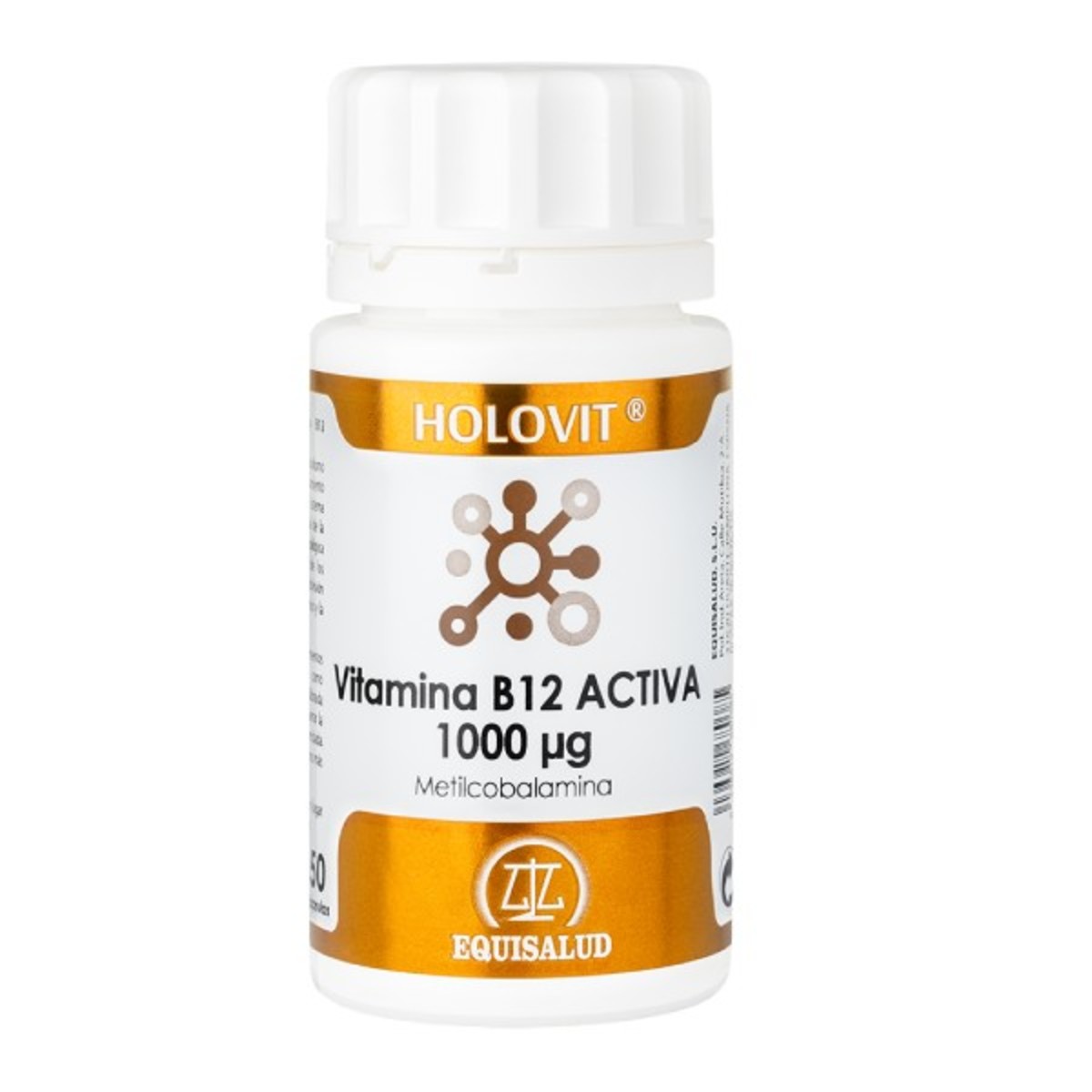 Equisalud Holovit Vitamina B12 Activa 1.000 50 cápsulas
