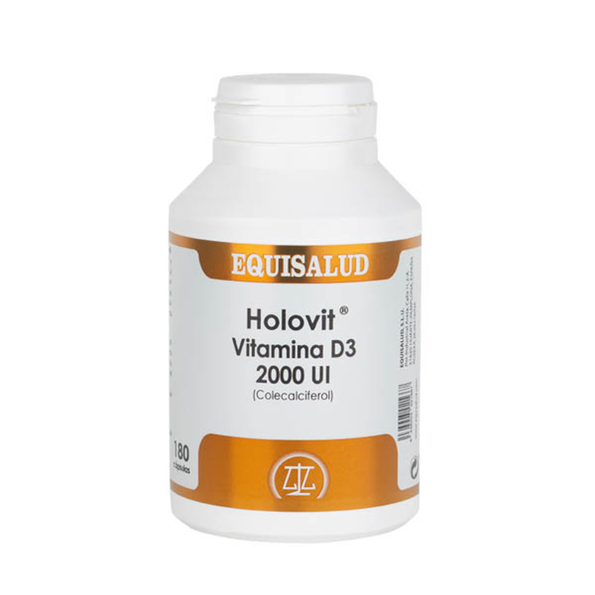 Equisalud Holovit Vitamina D3 2.000 UI 180 cápsulas
