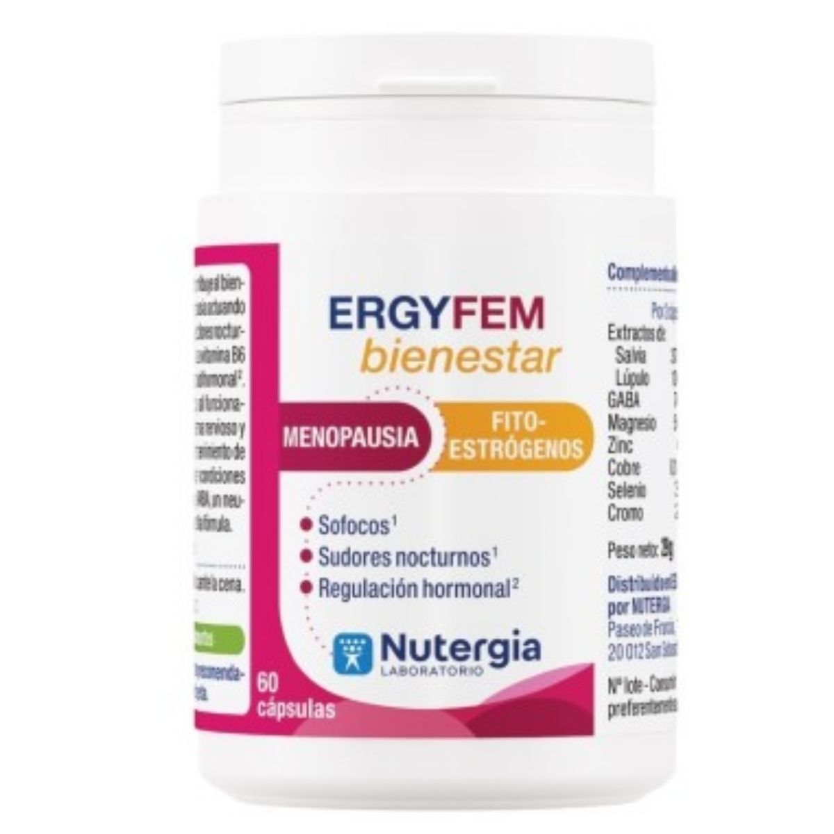 Ergyfem Bienestar 60 cápsulas Nutergia