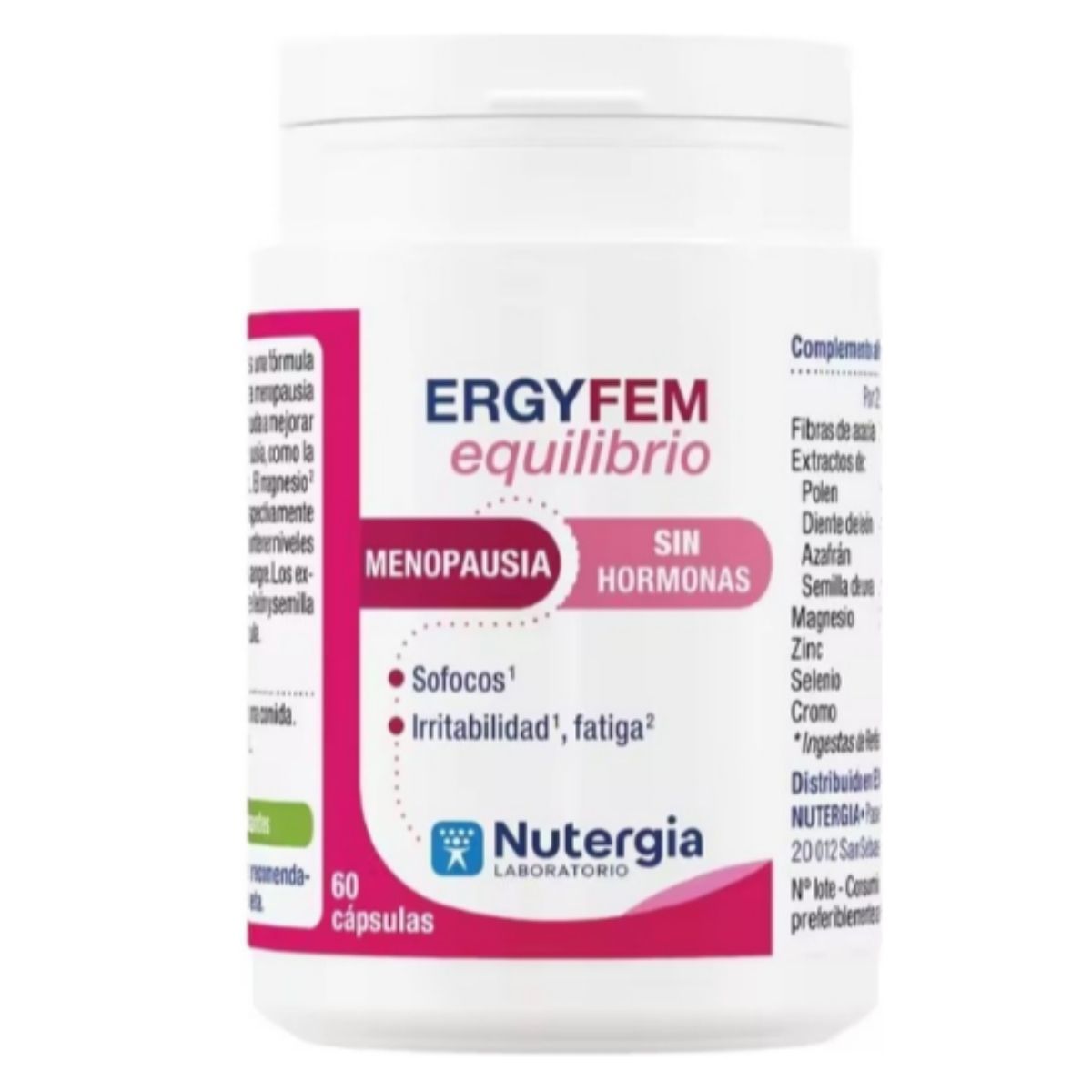 Ergyfem Equilibrio 60 cápsulas Nutergia