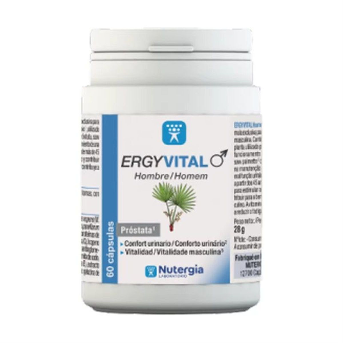 Ergyvital Hombre 60  cápsulas – Nutergia