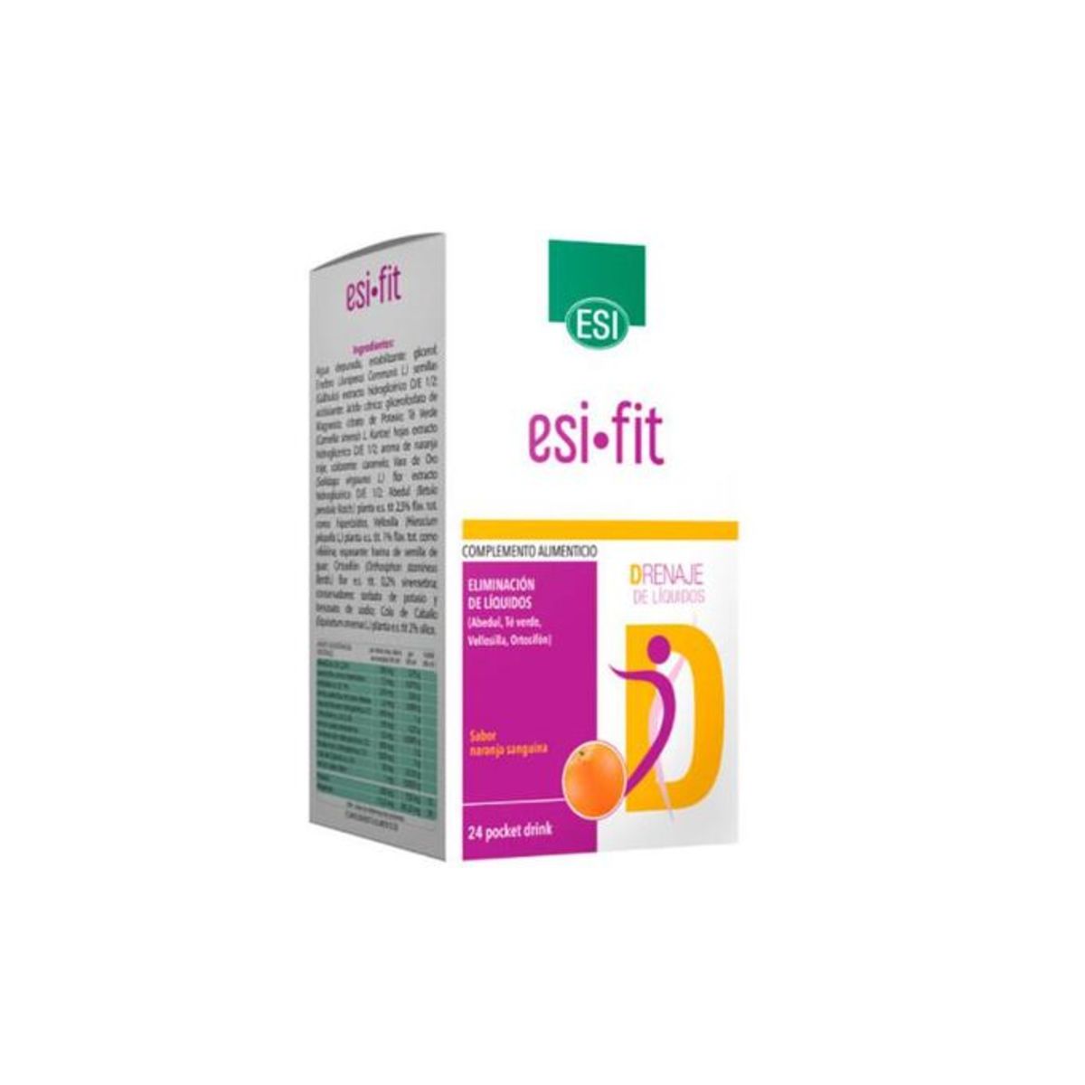 Esi Fit Drena Pocket Drink 24 Sobres Trepatdiet