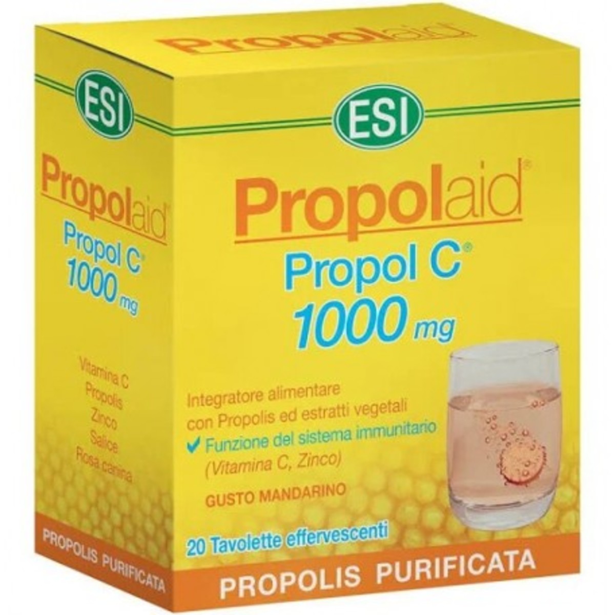 Esi Propol C 1000 mg 20 Tabletas Efervescente