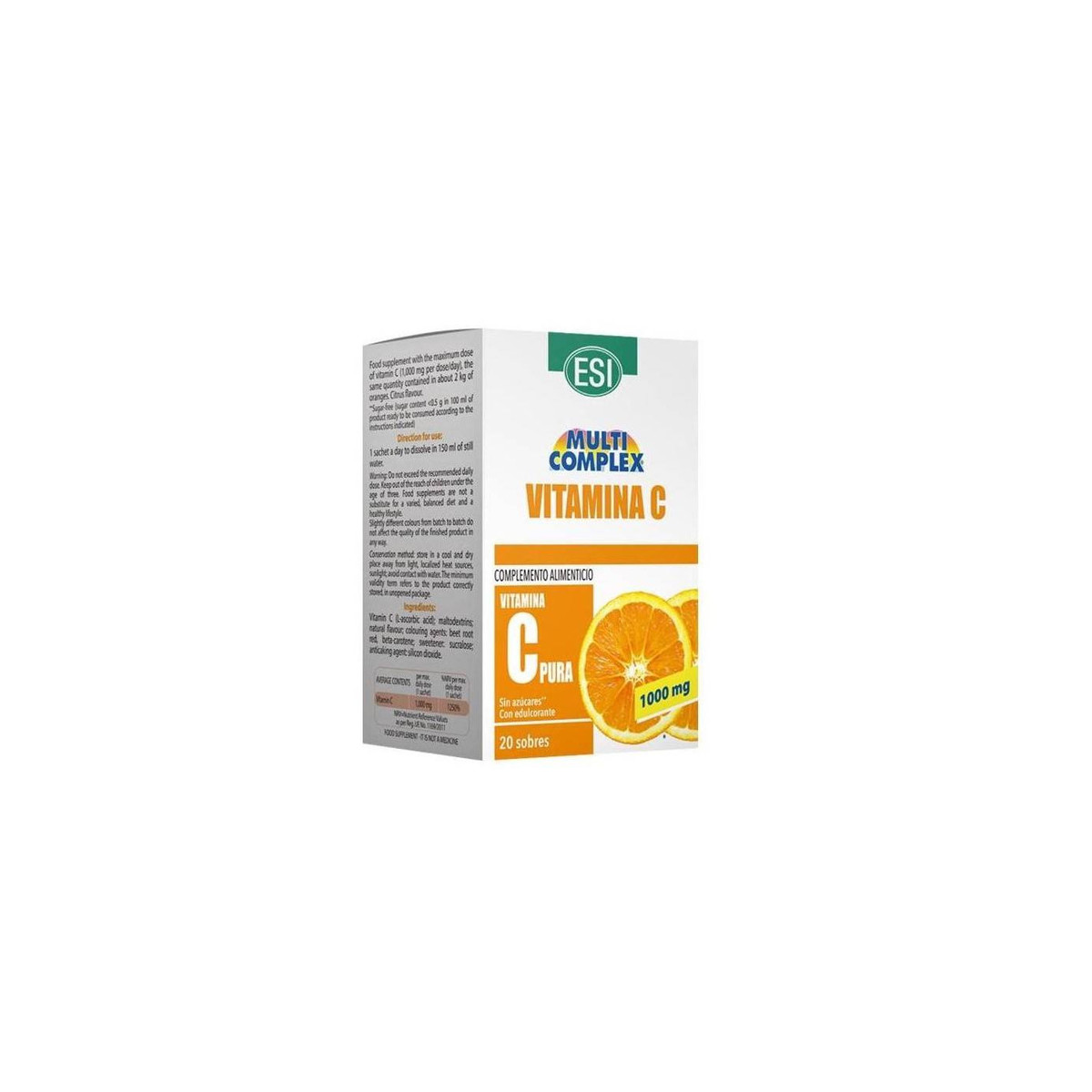 ESI Vitamina C 1000 mg 20 sobres