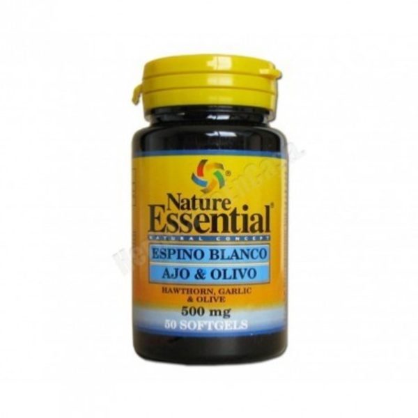 Épine blanche+Ail+Olive 500 mg 50 perles Nature Essential